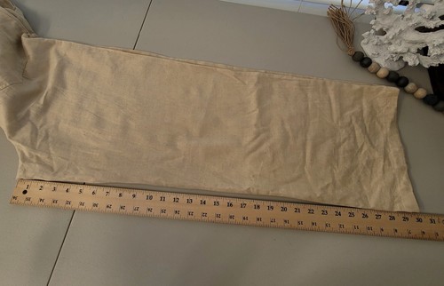 Japna Cropped Jumpsuit Cut Outs BEIGE Rear Pockets Sleeveless Size M - Picture 5 of 6