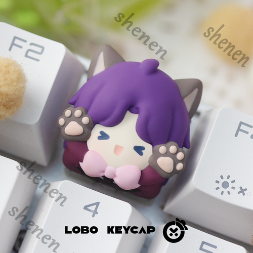 Love and deepspace Anime Q Version Keycap Keyboard Cospaly Decorate Cartoon Gift - Picture 3 of 11