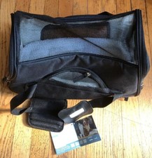 Paws Pals Small Pet Carrier W Fleece Bed Shoulder Strap New Free Shipping 