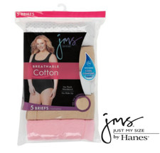 Just My Size Hanes TAGLESS  Cotton Breathable Brief Panties,Assorted Value Packs