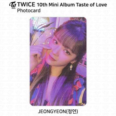TWICE 10th Mini Album Taste of Love Official Photocard Jeongyeon