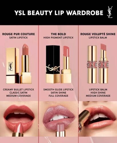 YSL THE BOLD Rouge Pur Couture Yves Saint Laurent High pigment MINI Lipstick #12 - Picture 7 of 7