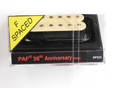 DiMarzio F-spaced PAF 36th ANNIVERSARY Bridge Humbucker Creme DP 223