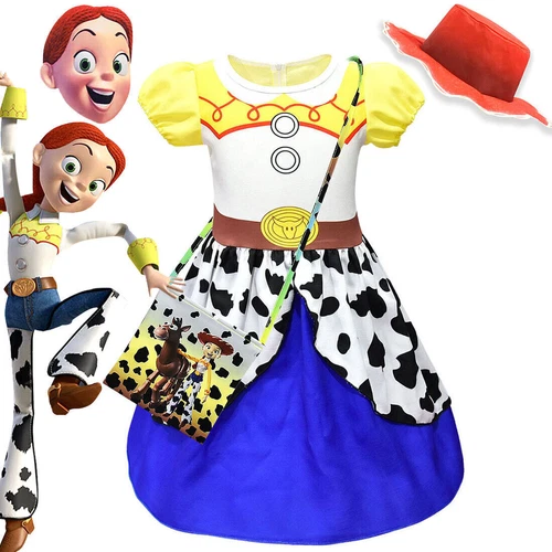 Toy Story Woody Jessie Buzz Lightyear Outfits Cosplay Costume Adult Kids Fancy - Picture 8 of 85