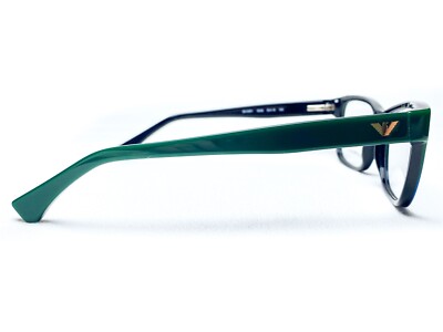 ?️Emporio Armani EA3051 5349 Eyeglasses 53/16 140 /ALH806?️​​ NEW Emporio Armani EA3051 5349 Womens Green/Blue/Black  main image 4