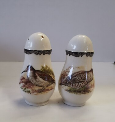 Royal Worcester Palissy Spiel Serie Salz und Pfeffertopf RAR