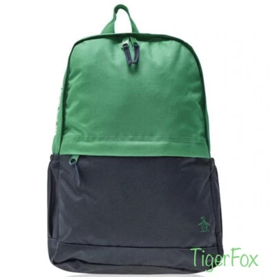 Original Penguin Kids Childrens Mens Backpack Rucksack Designer Bag Back Pack