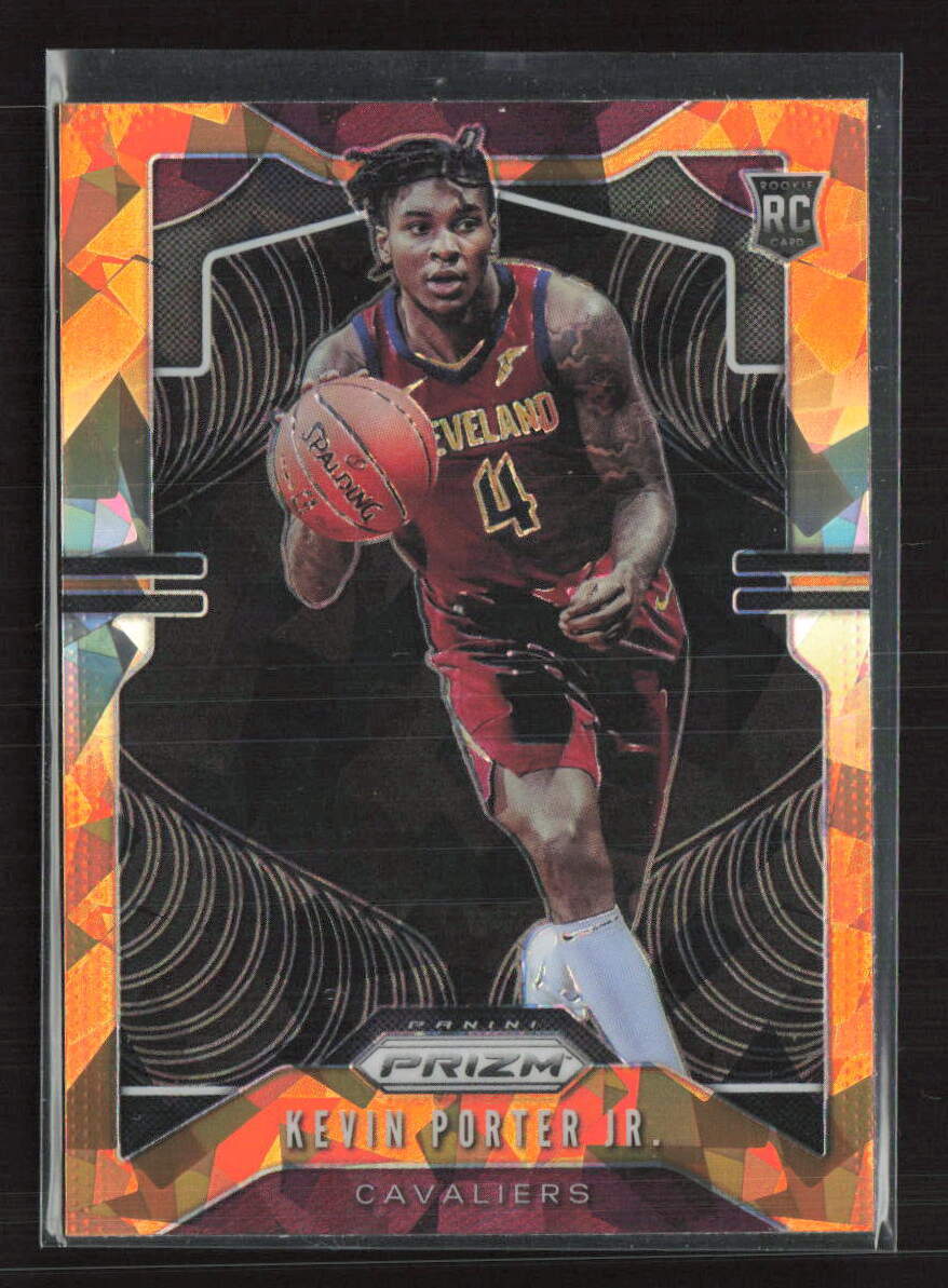 2019-20 Panini Prizm #274 Kevin Porter Jr. Orange Cracked Ice Prizm RC