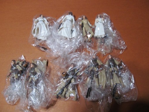 19 PRINCESS LEIA STAR WARS FIGURES, COMPLETE, UNUSED - Picture 2 of 2