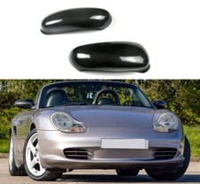 Real Carbon Fiber Side Mirror Cover Caps For Porsche 911 996 97-2004 Boxster 986 Real Carbon Fiber Side Mirror Cover Caps For Porsche 911 996 97-2004 Boxster 986