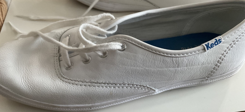 KEDS ORTHOLITE WOMENS WHITE LEATHER SNEAKERS - SIZE 7.5 VGC - 第 3/10 張圖片
