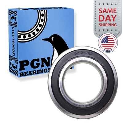 (50) 6210-2RS Premium Rubber Seal Ball Bearing C3 EMQ, 50x90x20, 6210 2RS 6210rs