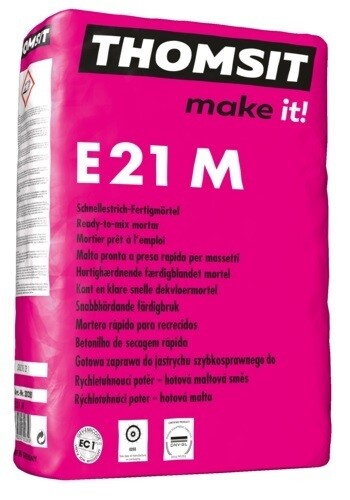 PCI Thomsit E 21 M Rapid Screed Ready-Mix Mortar 25 kg 25 Units