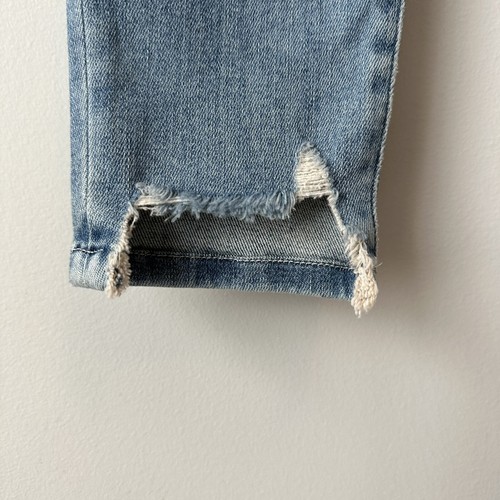 Frame Denim Le High Skinny Blue Jeans Women's Sz 27 4 Stretch Frayed Hem New NWT - Picture 6 of 12
