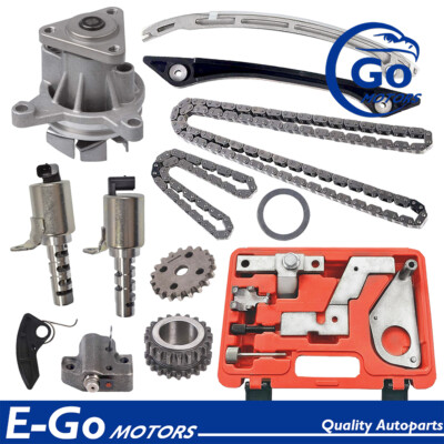 Timing Chain Kit Camshaft Solenoid Water Pump Tool For Land Rover Freelander 2.0