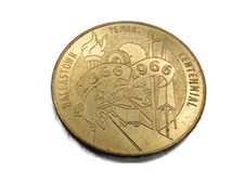 Dallastown Centennial Penna Coin 1866 1966 Gold Tone
