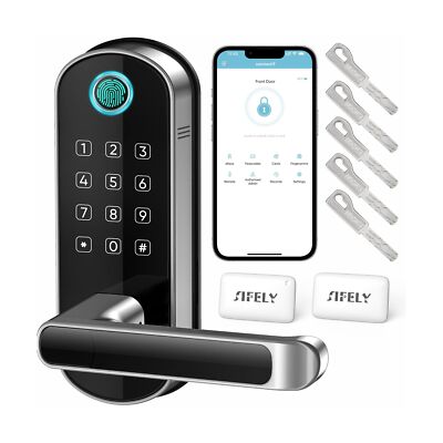 samtechT Smart Lock, Keyless Entry Door Lock, Fingerprint Door Lock, Smart Do...