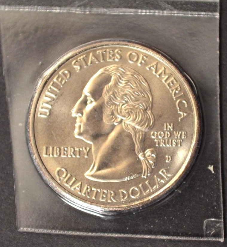 2009 D Washington DC ~ District of Columbia Satin Quarter VERY LOW MINTAGE - Image 2 of 2