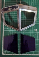 PIROUETT Jeux de 2 verres de lampe PIROUETT DE BUREAU vitrail bleu pour PETITE l