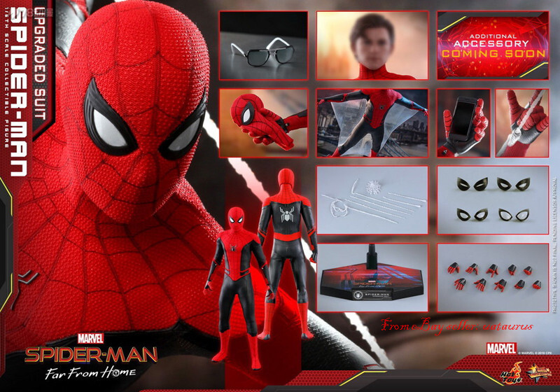 Hot Toys 1/6 Mms542 Spider-Man: Far From Home Spider-Man (Upgraded