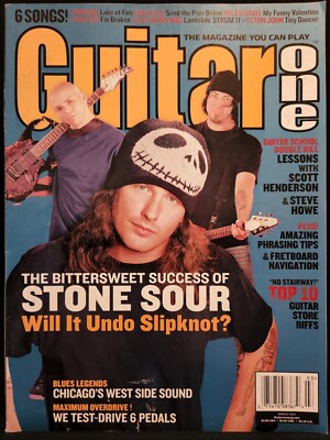Guitar One Magazine March 2003 Stone Sour