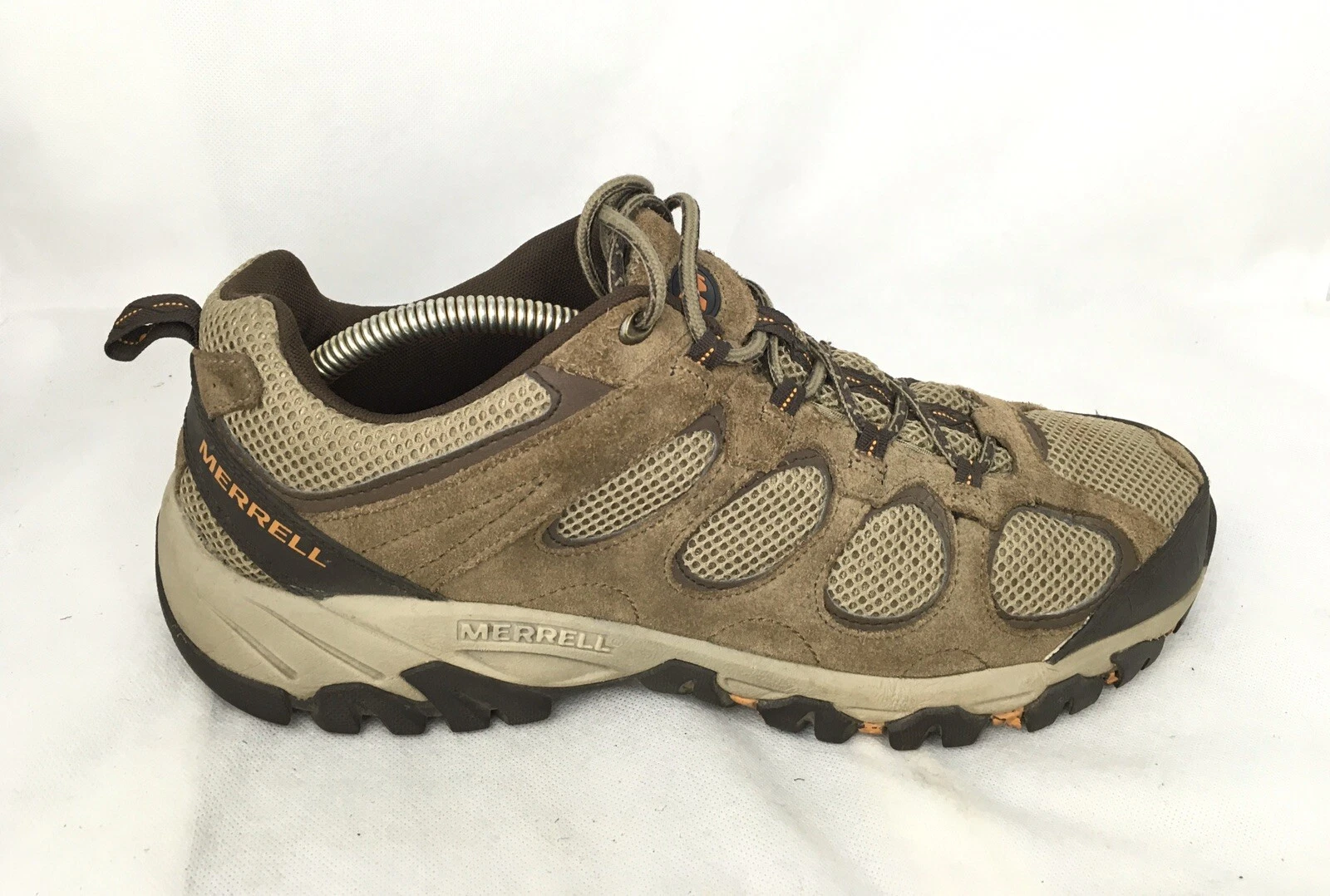merrell suede leather mesh trail hiking shoes