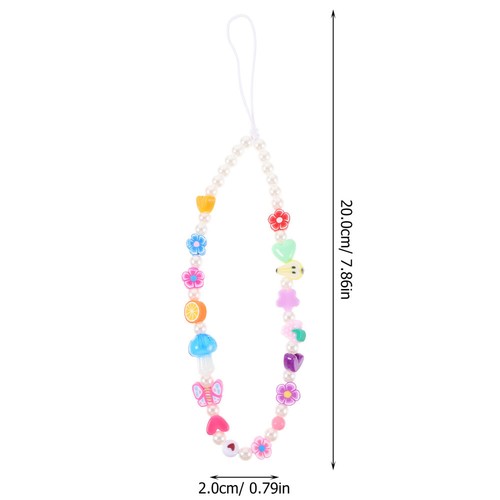 Perlenmobile Hanging -Kette Handy-Perlen-Armband Perlenbesetztes Telefonarmband - Zdjęcie 4 z 12