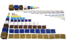 Complete Bead Material Only N Beads, 8mm - IFIT MONTESSORI MATH MATERIALS