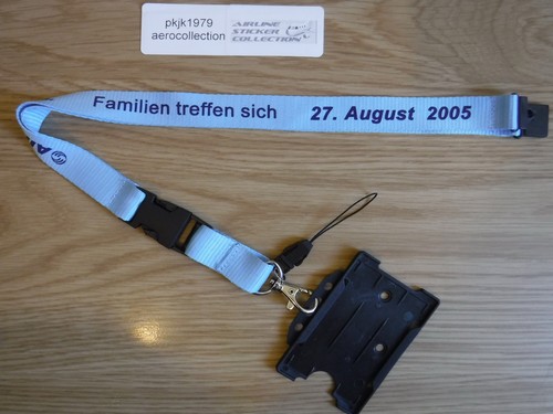 ~ AIRBUS ~ FAMILY DAY 27 August 2005 ~ OFFICIAL LANYARD ~ EXTREMELY RARE! ~ - 第 1/4 張圖片