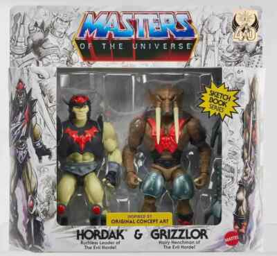 Masters of the Universe Origins Sketchbook Hordak & Grizzlor figure - IN HAND