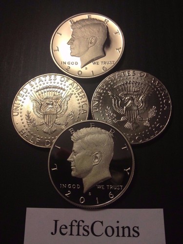 2024 PDSS Kennedy Half Dollar 2x Biz Strike + Clad & Silver Proof P D S S JFK - Bild 2 von 17