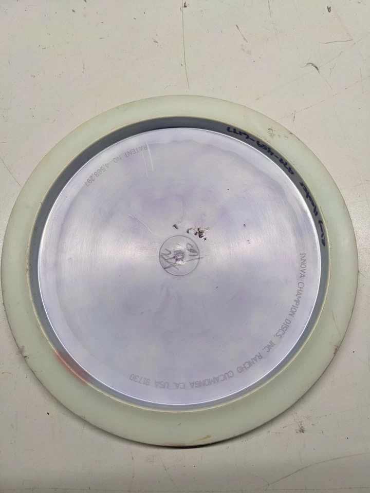 FL Star 165g Marbled PFN Patent # Innova Disc Golf Rare OOP purple X-Out F2 - Image 2 of 2