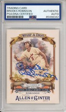 2017 Topps Allen & Ginter Brooks Robinson Signed Card PSA DNA COA Autographed