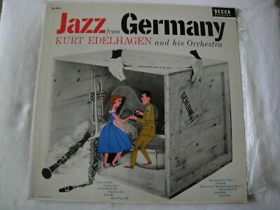 KURT EDELHAGEN AND HIS ORCHESTRA JAZZ FROM GERMANY VINYL LP 1956 DECCA RECORDS