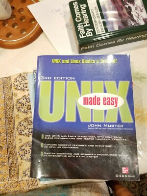 3rd Edition Unix Made Easy By John Muster Hardcover