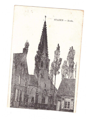 AK Staden De Kerk Niederlande Kirche Bay. Fussa. 3 Kol. 4.