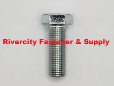 (5) M12-1.25x35 mm Hex Head Cap Screws / Bolts Metric Fine Thread 12mm x35mm