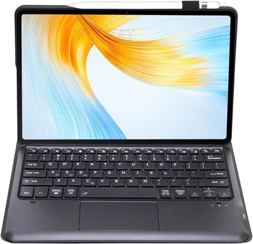 Bluetooth Keyboard Mouse For Lenovo Tab P12 12.7" 2023 Smart Case Leather Cover - Photo 9/46