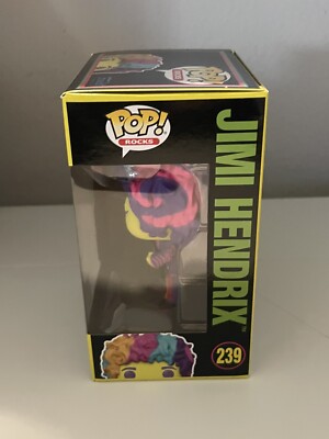 Funko Pop Rocks - Jimi Hendrix (Rainbow) #239 Black Light NYCC