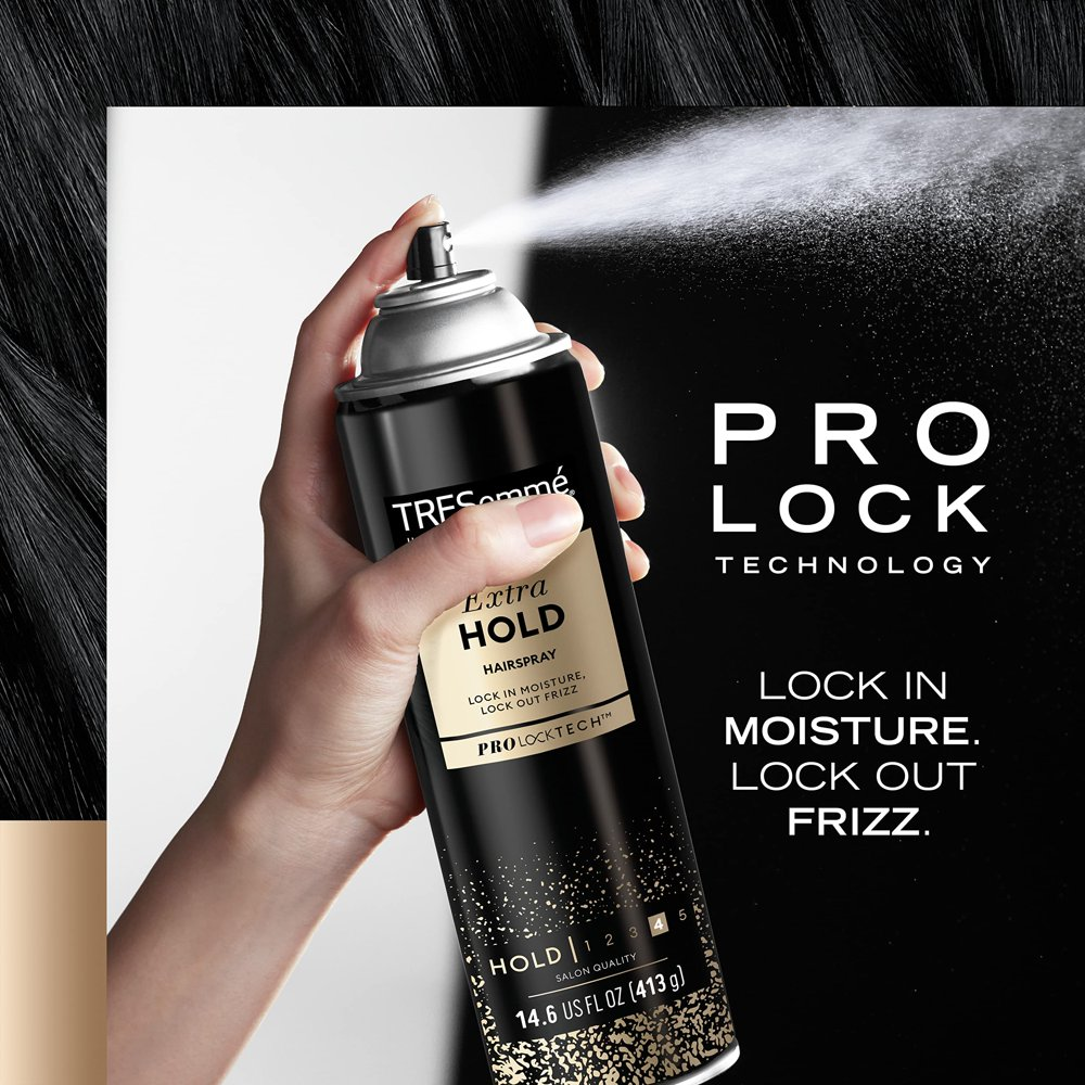 (3 pack) TRESemme Extra Hold Lock In Moisture Hairspray, 14.6 oz US
