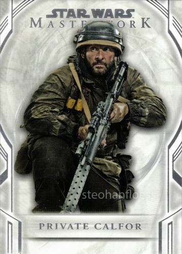 Tarjeta base Topps Star Wars Masterwork 2018 tú eliges la tarjeta termina tu conjunto - Imagen 25 de 34