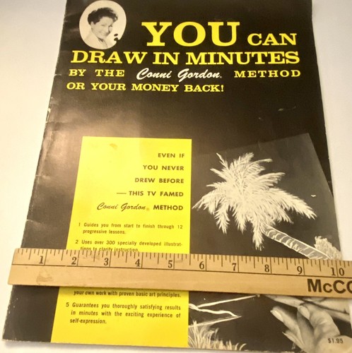Connie Gordon Method Book You Can Draw in Minutes 1963 - Picture 15 of 17
