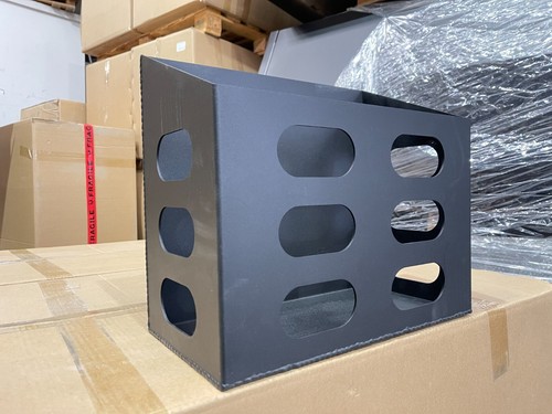 BLACK ALLOY JERRY CAN HOLDER FOR CANOPY TOOLBOX,TRAILER,CARAVAN 380Lx200Wx340mm - Picture 5 of 6