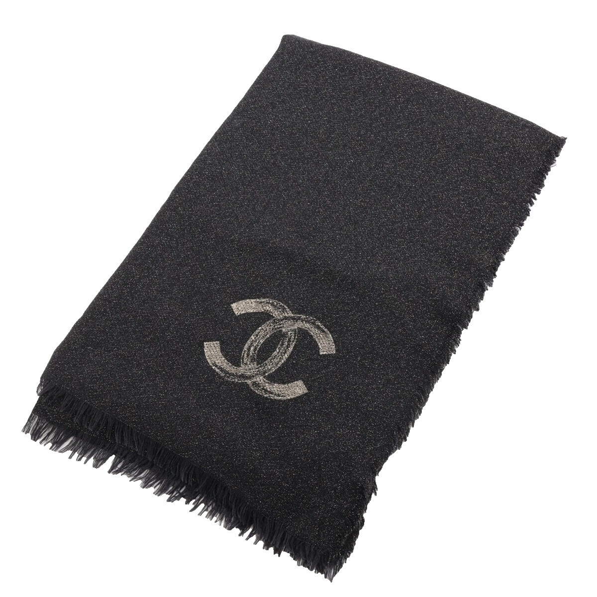 Bufandas y estolas CHANEL Negro Cachemira para De mujer