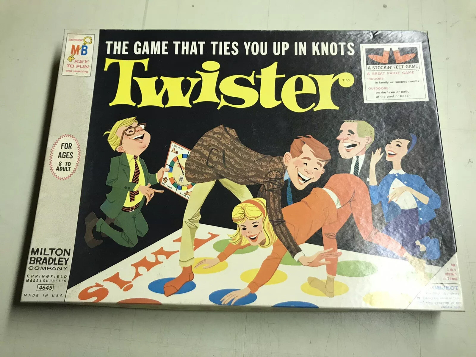 ORIGINAL TWISTER GAME, 1966 MILTON BRADLEY, Classic Collectible Party Game  | eBay