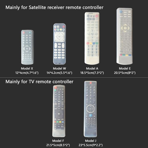 shockproof cover skin 14 sizes soft silicone tv remote control case protector - Zdjęcie 3 z 26