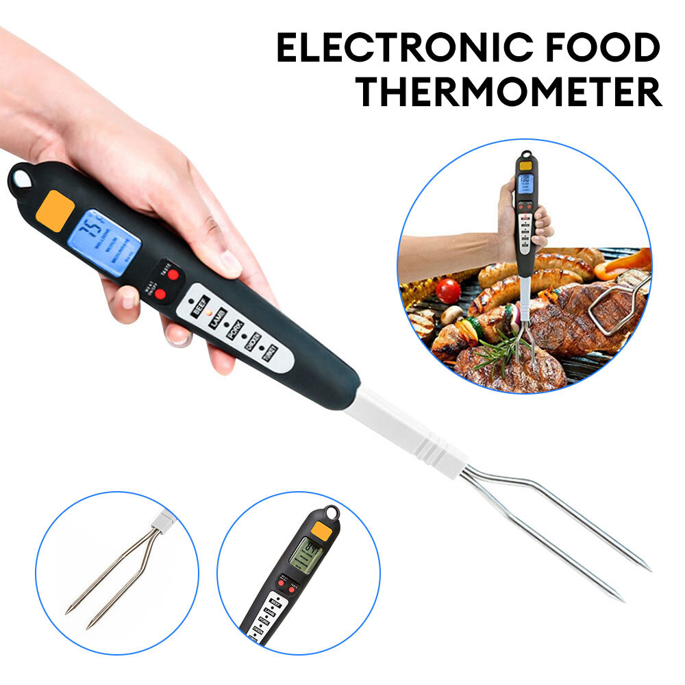 Digital Meat Thermometer Temperature Double Probe Cooking BBQ Turkey -50℃~150℃-image