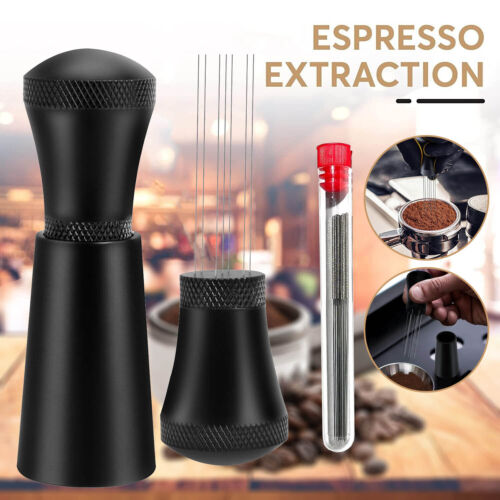 WDT Tool Espresso Kaffeerührer Aluminium Kaffee Distributor Geschenk für Barista - Bild 1 von 12