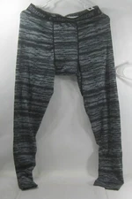 COMPAESSION new EXERCISE EPRO  BLACK GRAY  LEGGINGS  WOMEN  SIZE L