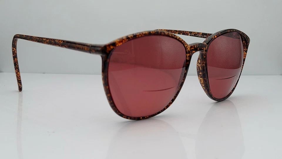 Gafas de sol ovaladas Lacoste 908 marrón mármol SOLO MARCOS Francia Foto 2 de 4